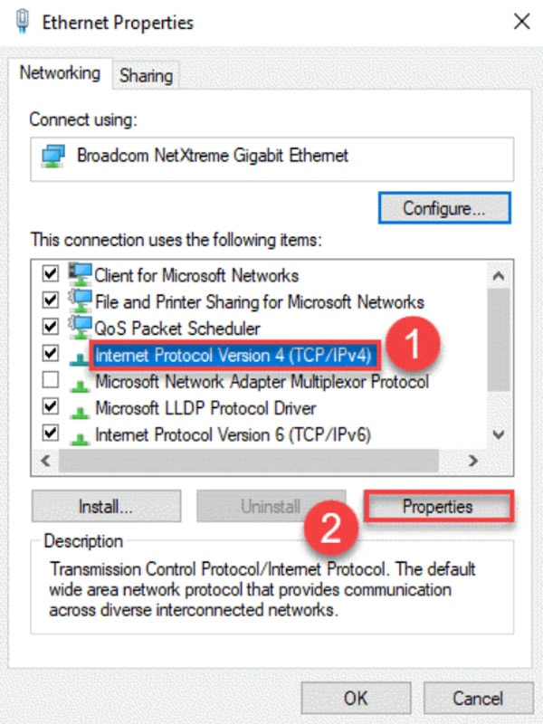  Internet Protocol Version 4 (TCP/IPv4)