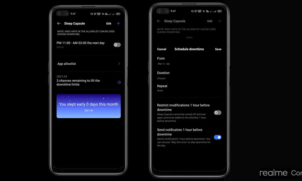 What is Sleep Capsule in Realme 2.0? How to Use it in Realme?