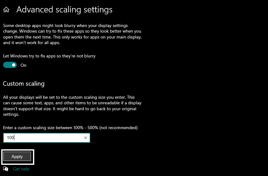 Fix: Windows 10 Blurry Text Issues