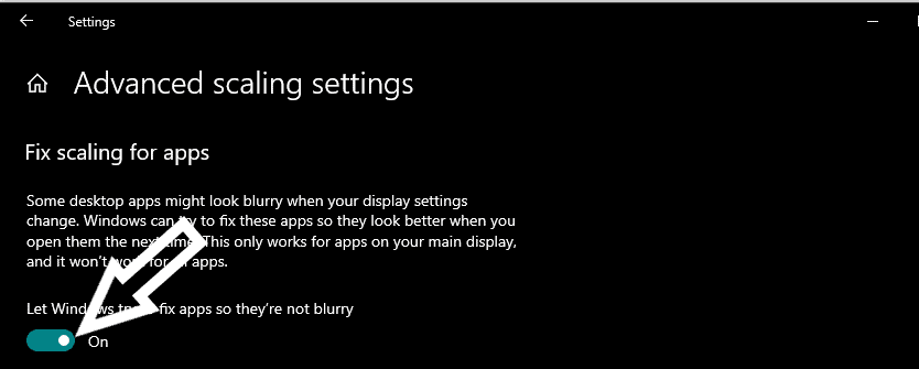 Fix: Windows 10 Blurry Text Issues