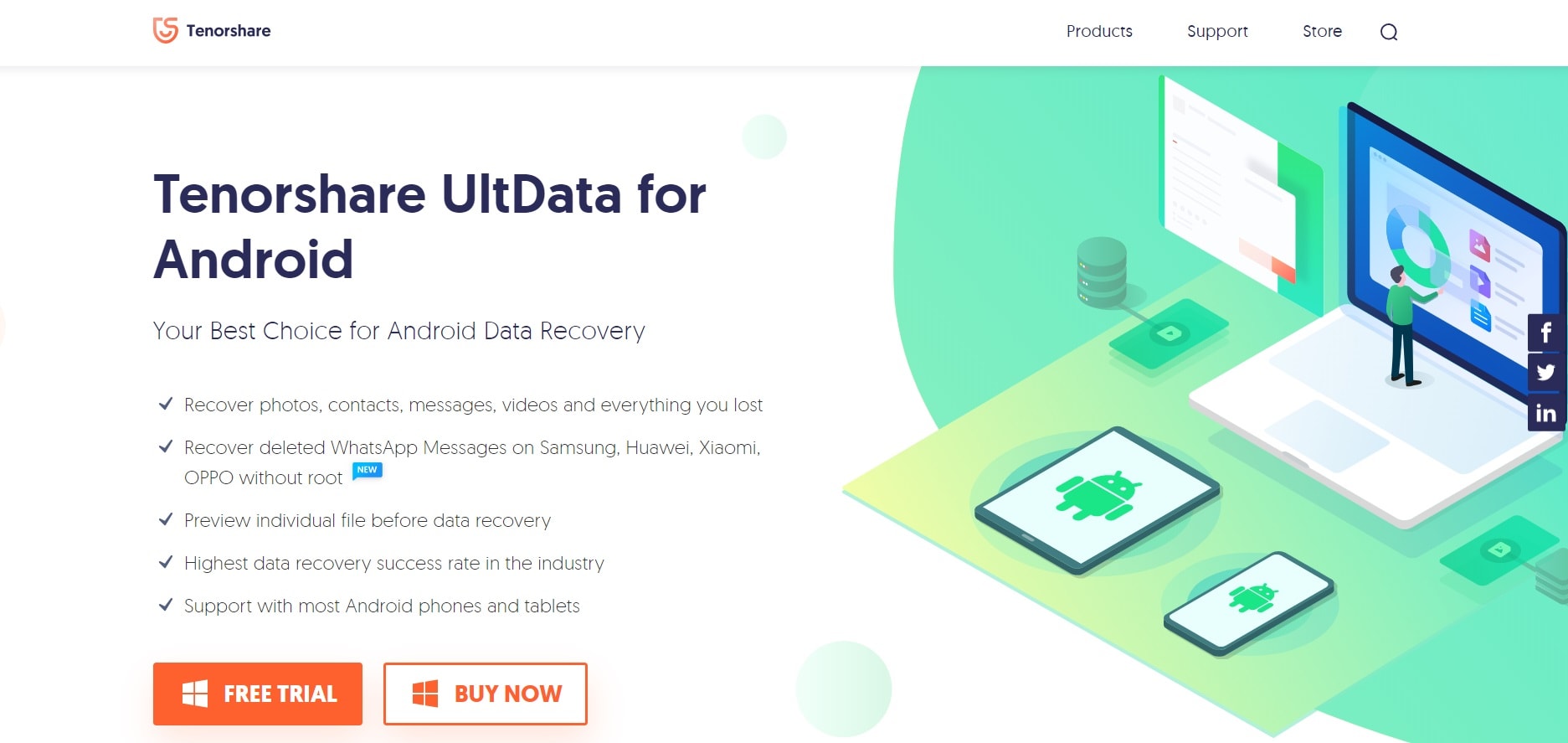 UltData app review – Recover data on Android