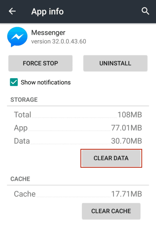 Fix Unfortunately Messenger Has Stopped Error on Android