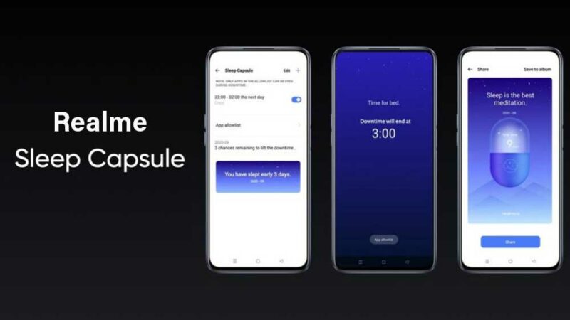 What is Sleep Capsule in Realme 2.0? How to Use it in Realme?