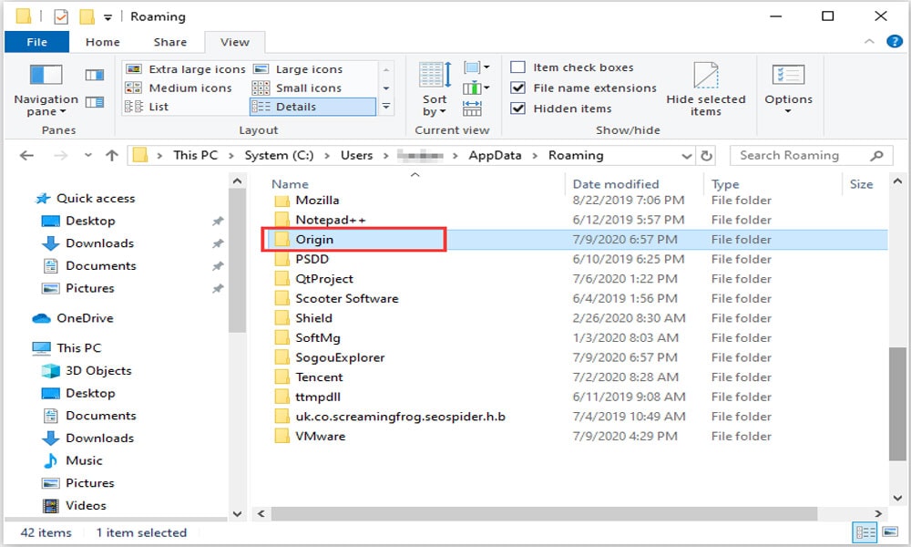Clear Origin Cache