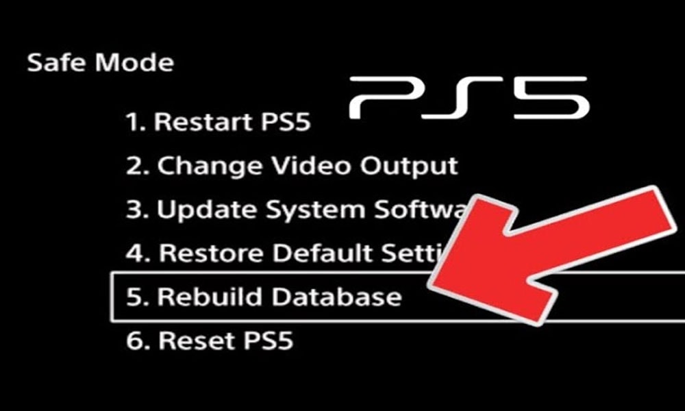 rebuilt database in ps5