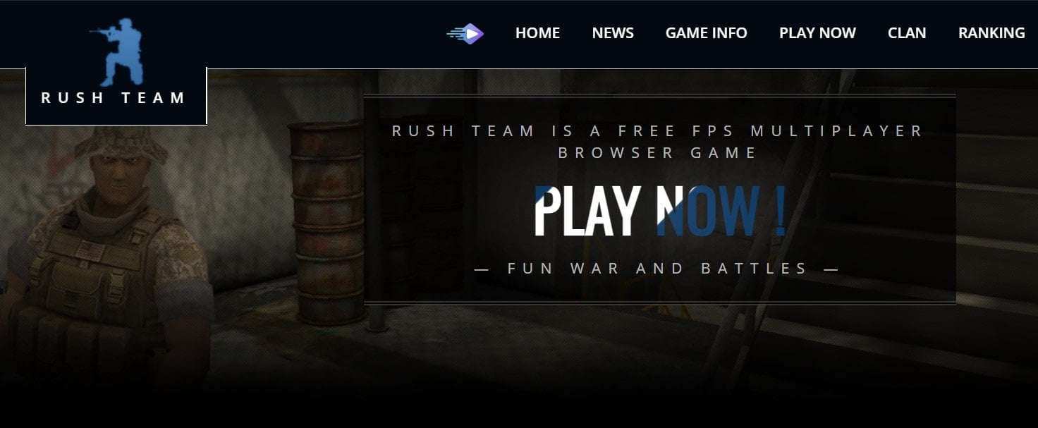 Rush Team FPS game