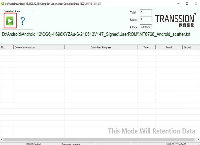 start transsion tool