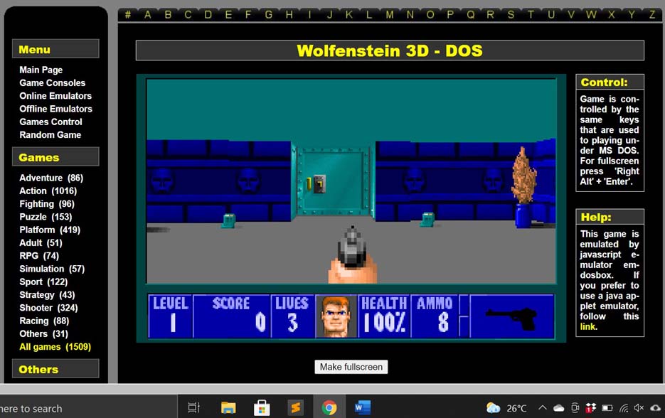 Wolf 3D game