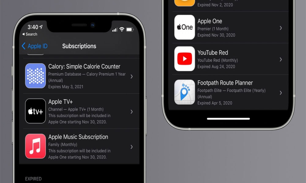 Active Subscription in Apple ID