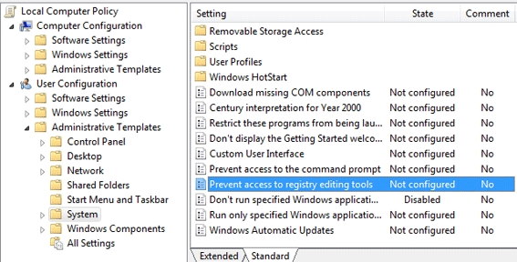 How to Disable Access to Registry Editor in Windows 10