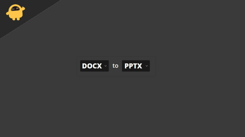 How to Convert a DOCX Document to a PPTX File