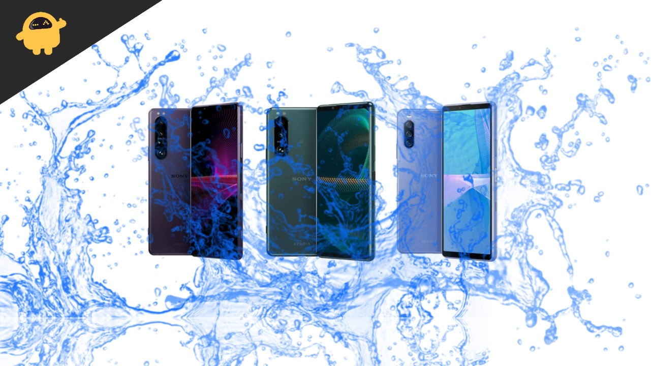 Is Sony Xperia 1 III, 10 III or Xperia 5 III Waterproof Smartphone