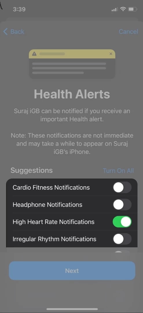 How to Set up Health Sharing in iOS 15 on iPhone