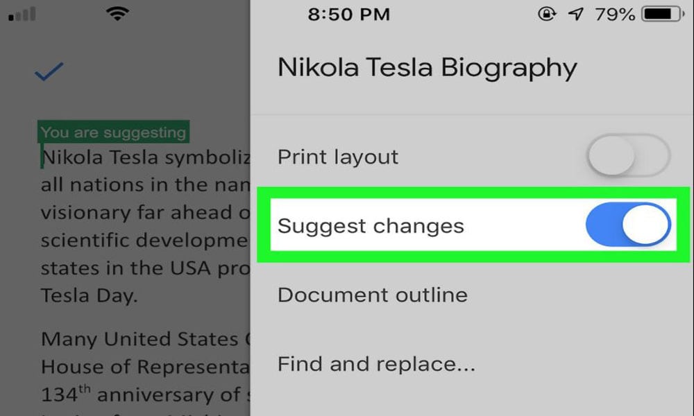 Tracking Changes on your Mobile Device