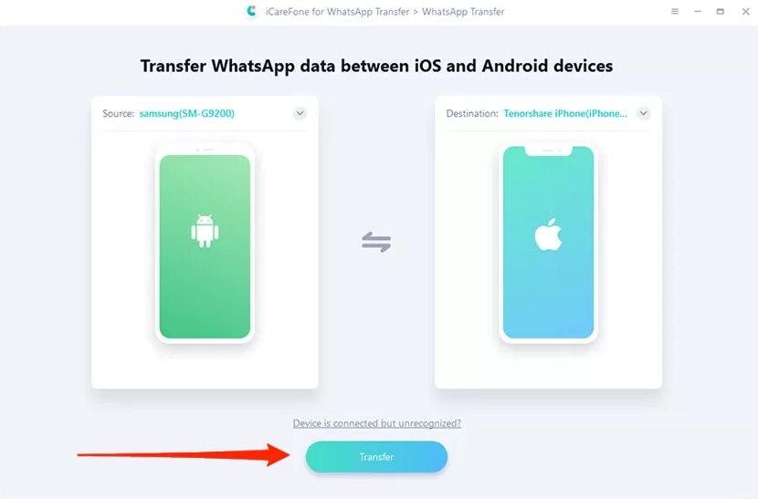Whatsapp chat transfer to new phone
