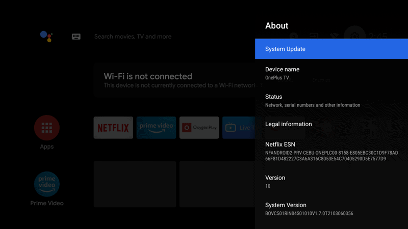 oneplus tv system update ota zip file