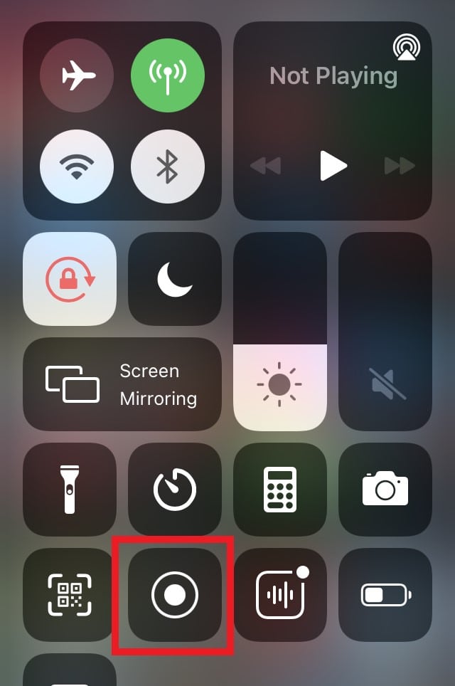 screen record FaceTime call