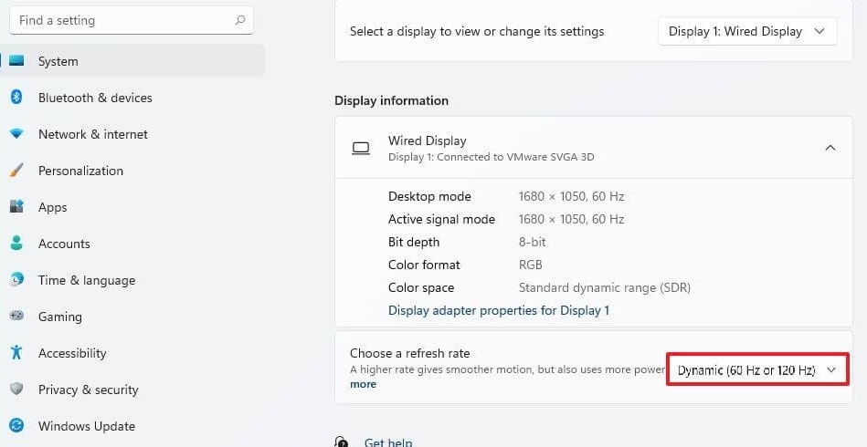 How to Enable Dynamic Refresh Rate (DRR) on Windows 11