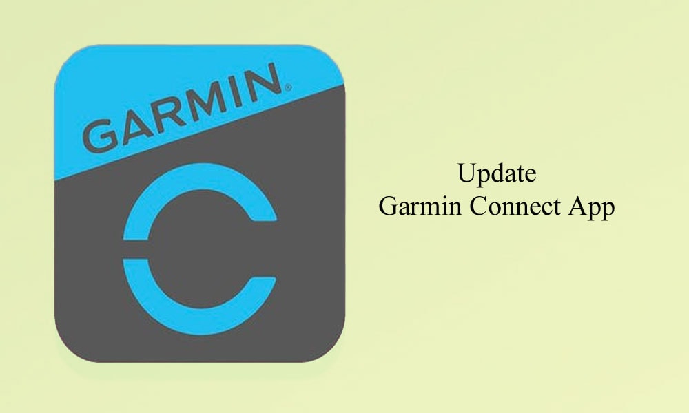 Update your Garmin Connect App