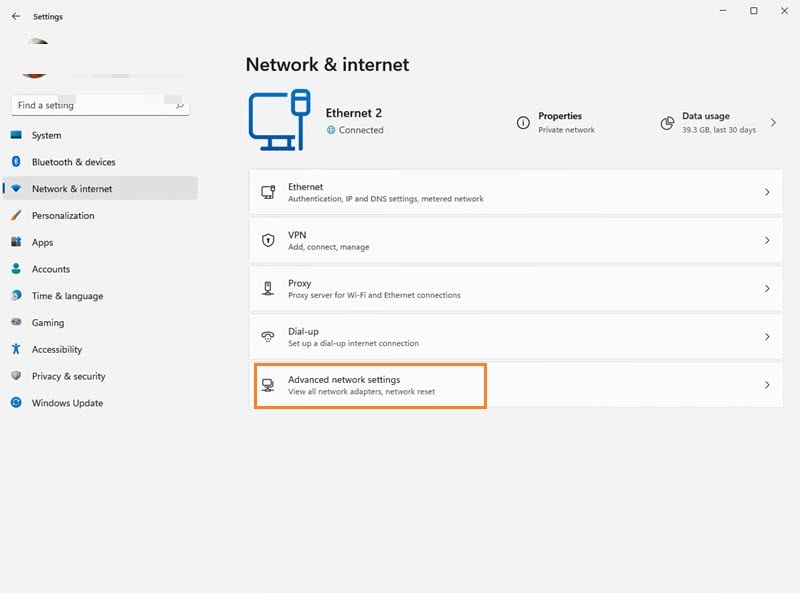 How to rename network adapter on Windows 11