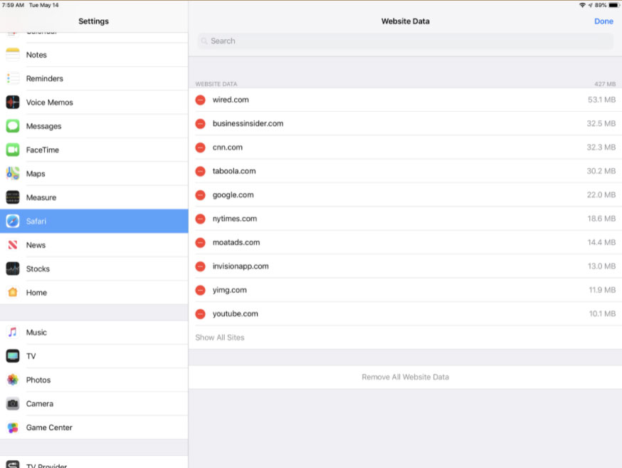 How To Delete Cookies on An iPad