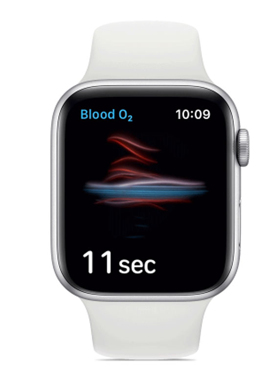 Blood o2 level in Apple watch