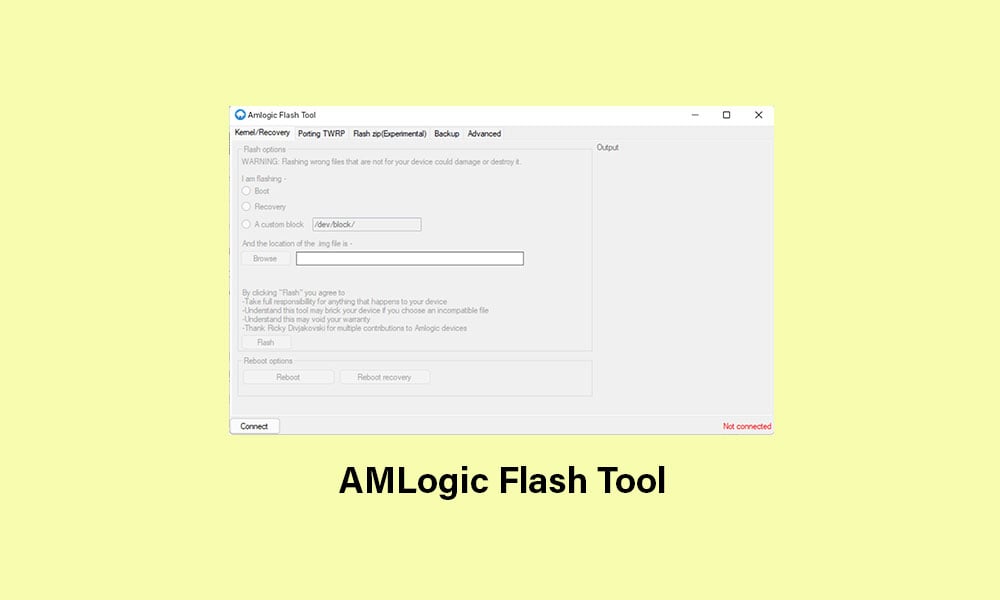 Download and Install Amlogic Flash Tool on your PC
