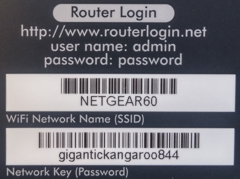 Where to Find SSID And Password