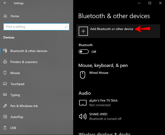 add bluetooth device on PC