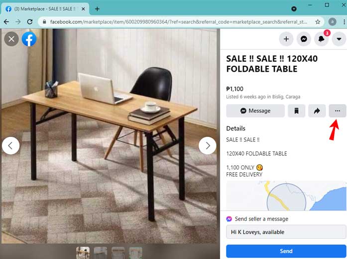 hide items on facebook marketplace