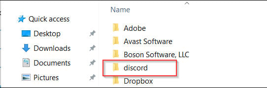 Delete Discord from the Registry