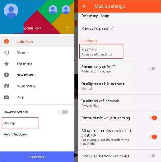 google play music enable dolby atmos