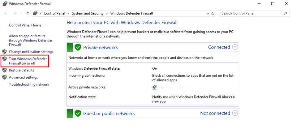 Microsoft Defender Firewall