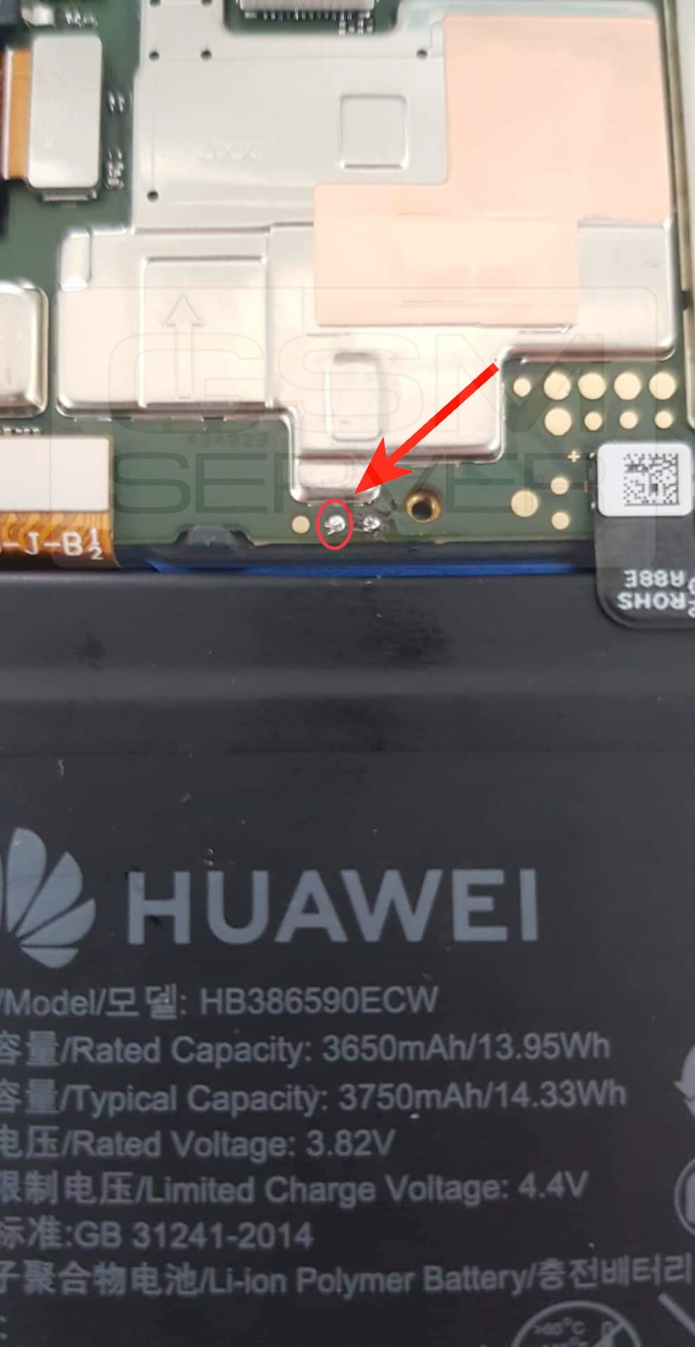 Huawei Honor 8X JSN-L21, JSN-L22 Testpoint