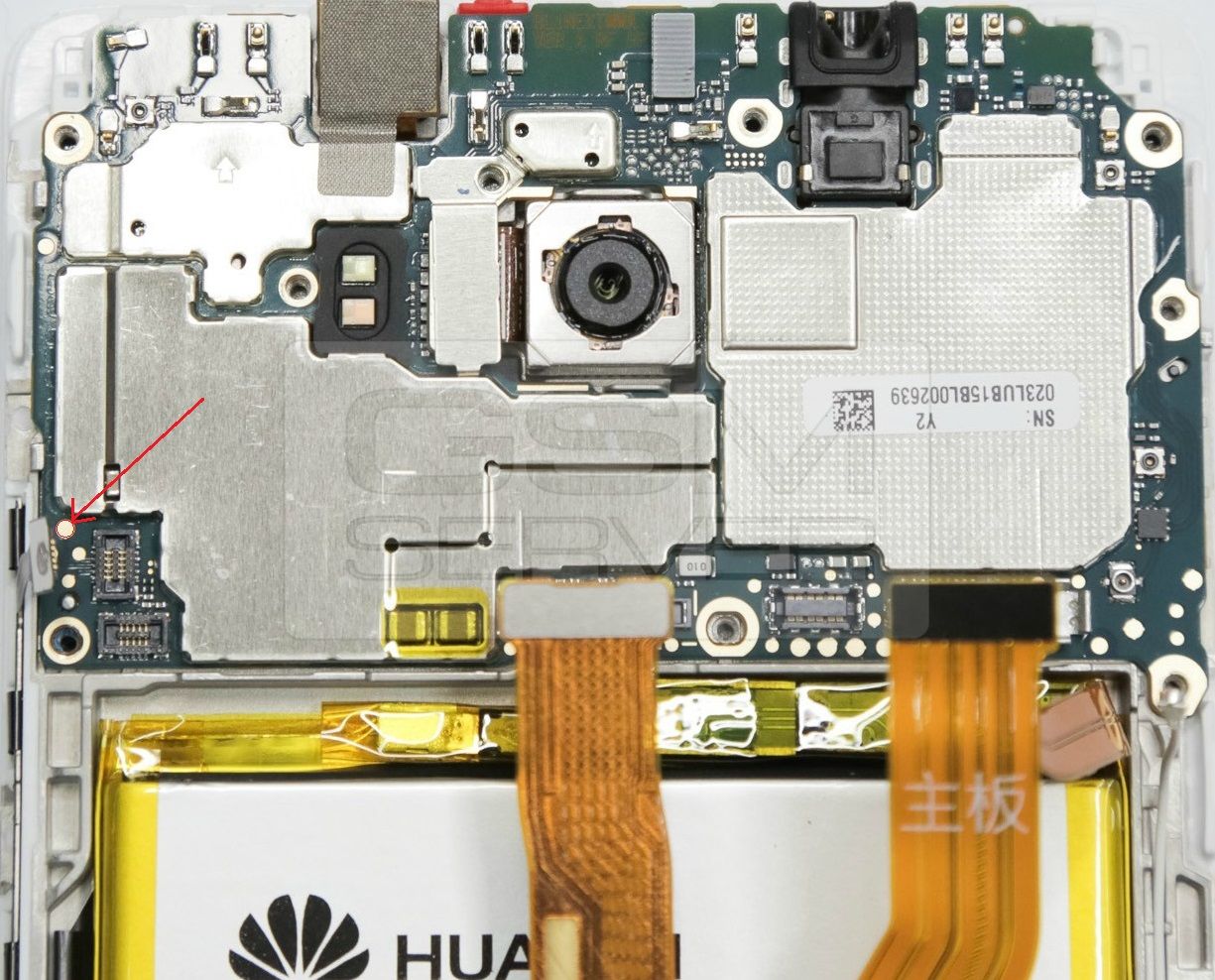 Huawei Mate 8 NXT-AL10, NXT-TL00 Testpoint, Bypass FRP and Huawei ID