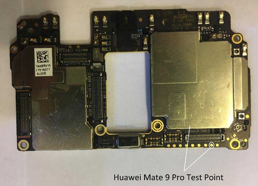 Huawei Mate 9 Pro LON-L29, LON-AL00 Testpoint, Bypass FRP and Huawei ID
