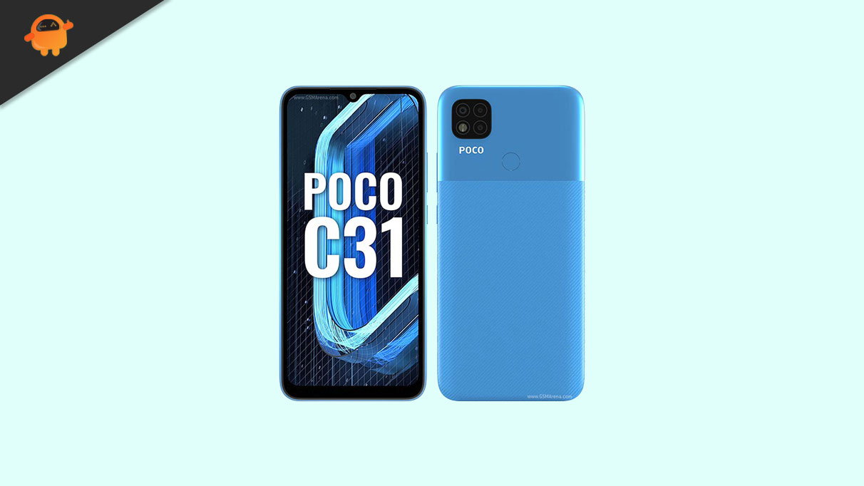 Poco C31 Firmware Flash File