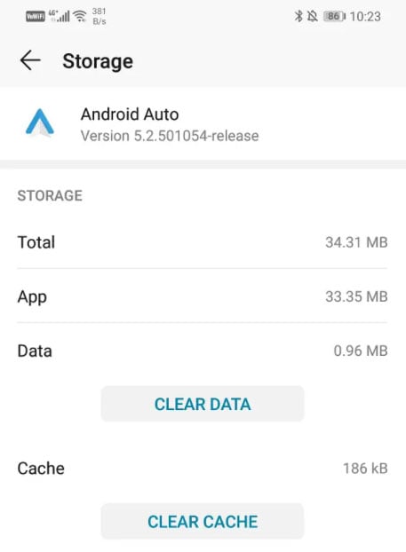clear data and clear cache