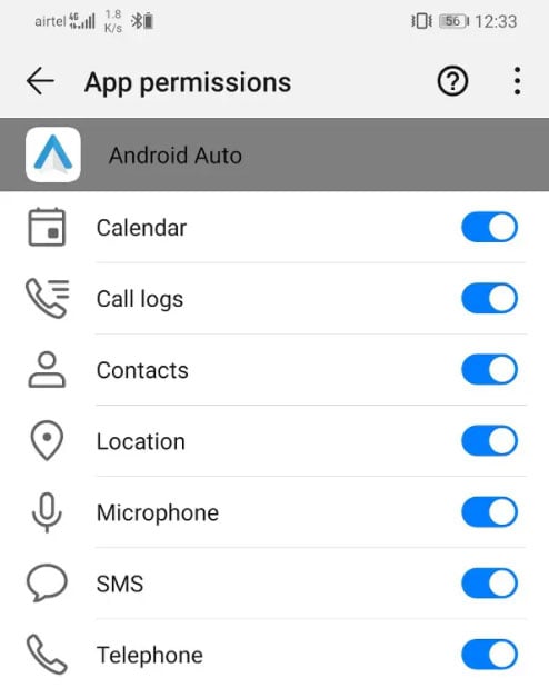 Problem with App Permissions