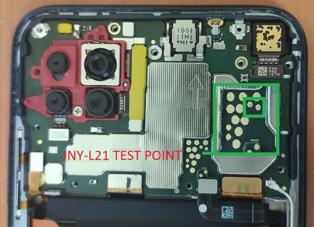 Huawei P40 lite JNY-L21, JNY-L22 Testpoint