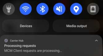 Fix: Carrier Hub Processing Requests - Constant Notification Won't Go Away