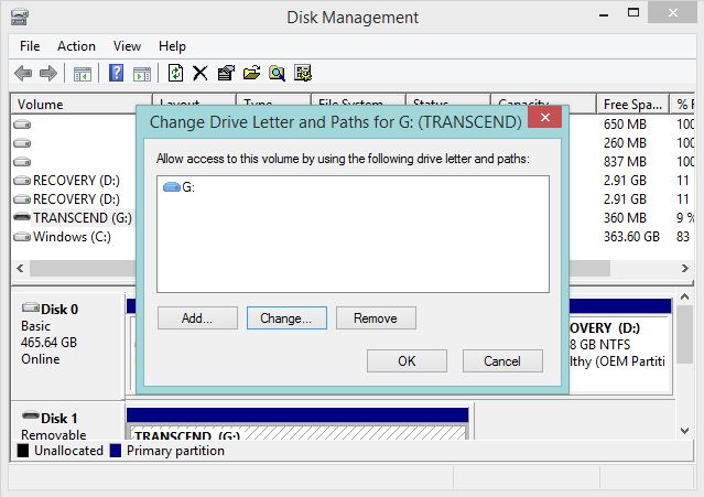 Change Drive Letter