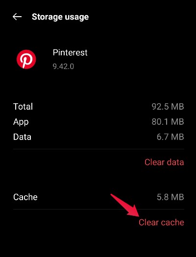 Clear Cache