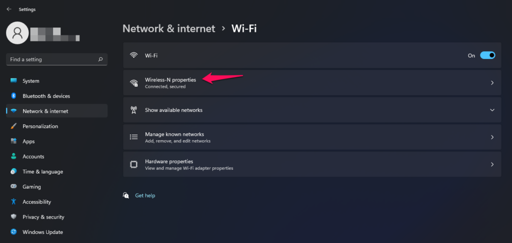 Disable Metered Connection in Wi-Fi Network (4)