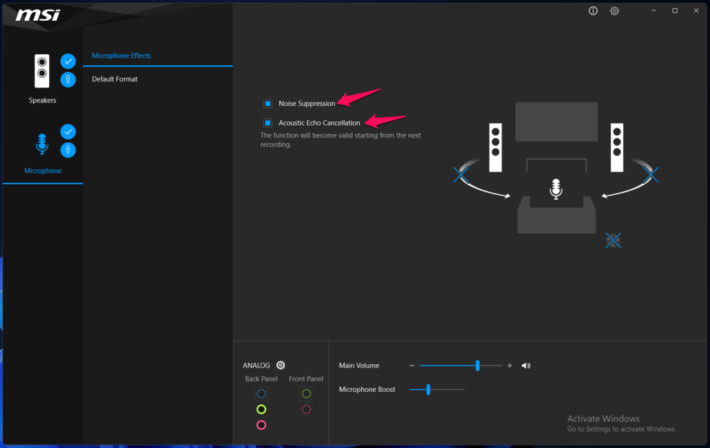 Disable Realtek Noise Suppression (3)