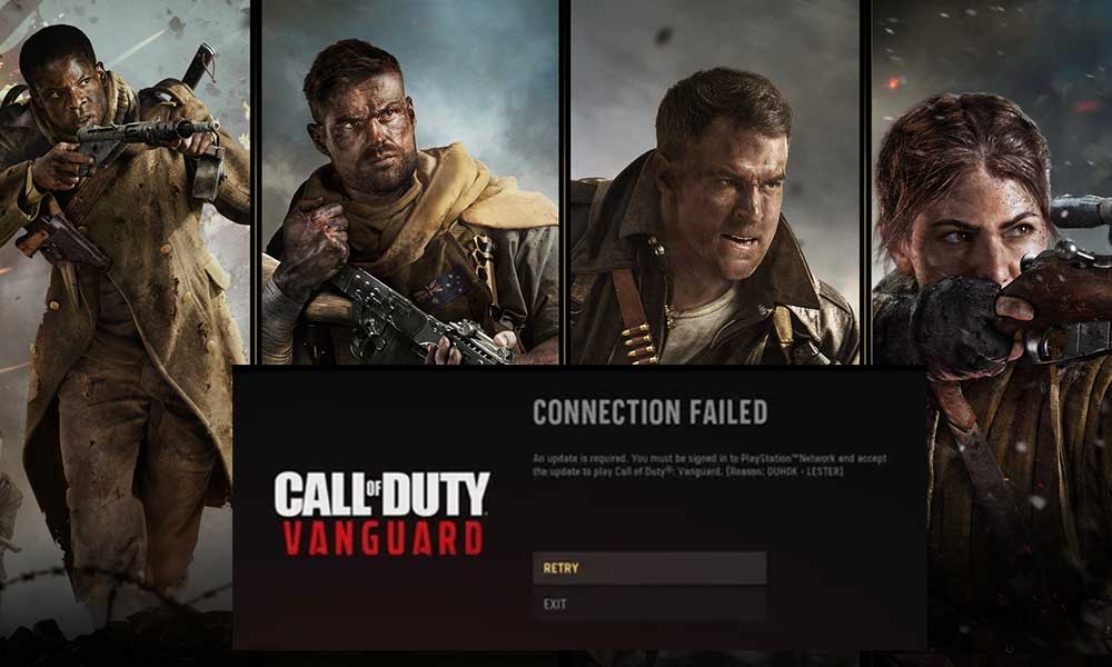 Fix: Call of Duty Vanguard Connection Failed Update Required Error