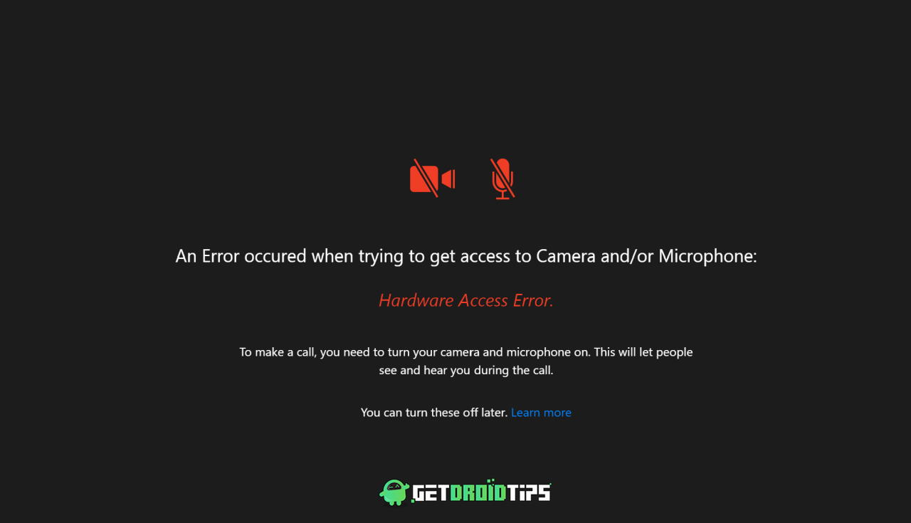 Fix Google Chrome Camera Not working in Windows 11