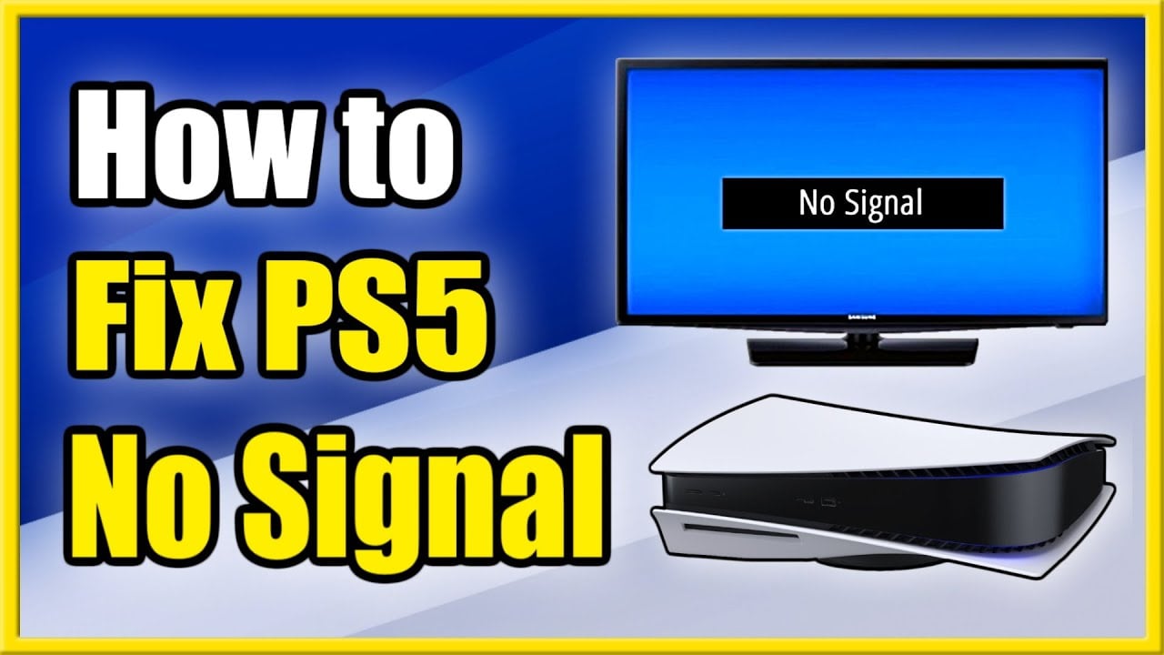 Fix PS5 No Signal Detected or HDMI Not Working issue
