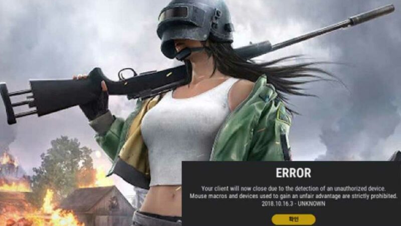 Fix: PUBG Error Detection of an Unauthorized Device