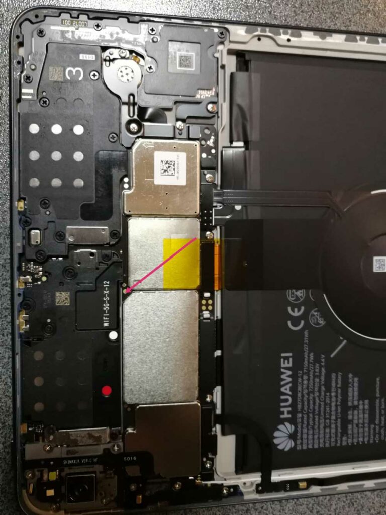 Huawei MatePad Pro MRXAL09, MRXW09 Testpoint, Bypass FRP and Huawei ID